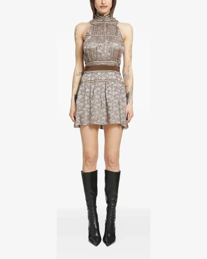 Charlotte Knowles Freya midi dress - Nude Nude