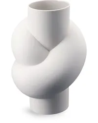 Rosenthal Node Vase aus Porzellan Weiß