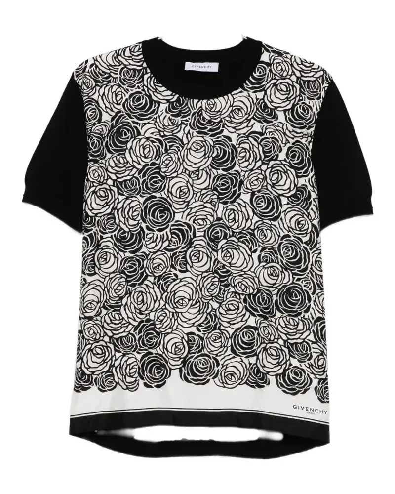 Givenchy floral-print T-shirt - Weiß Weiß
