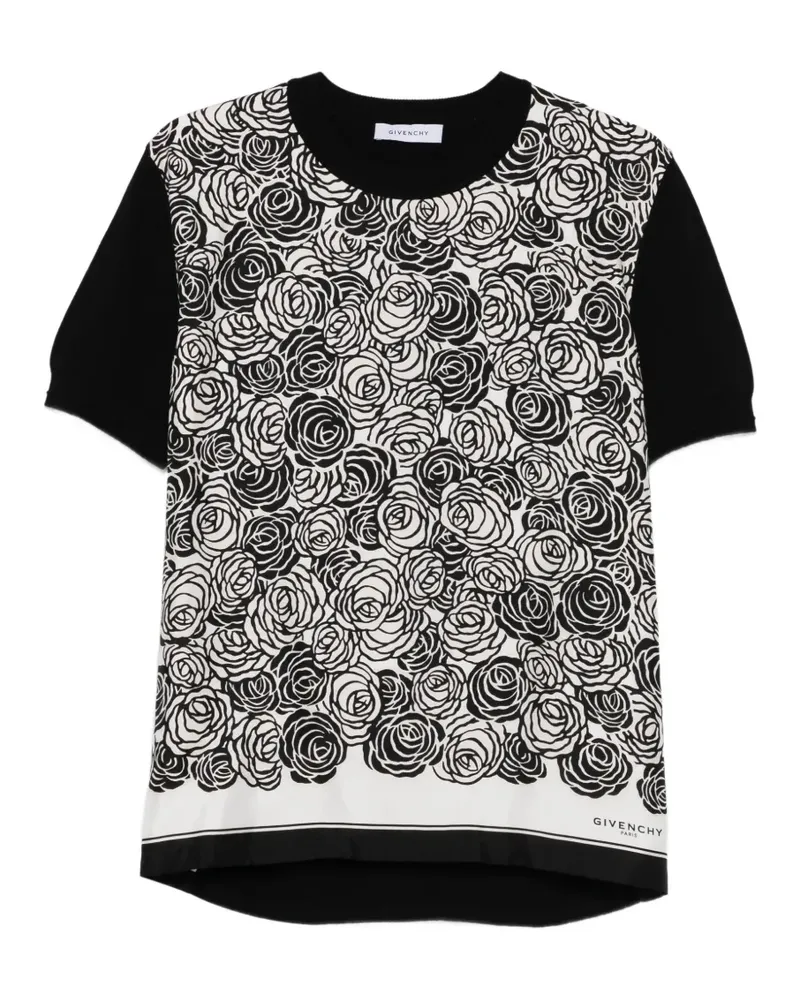 Givenchy floral-print T-shirt - Weiß Weiß