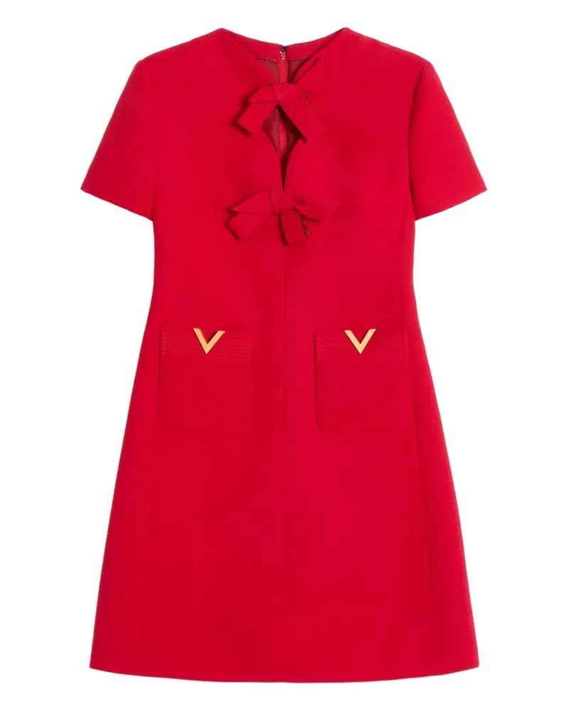 Valentino Garavani Crepe Couture Minikleid - Rot Rot