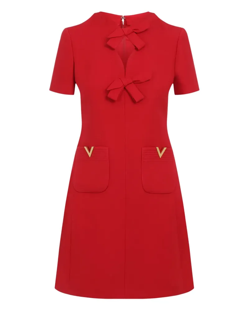 Valentino Garavani Crepe Couture Minikleid - Rot Rot