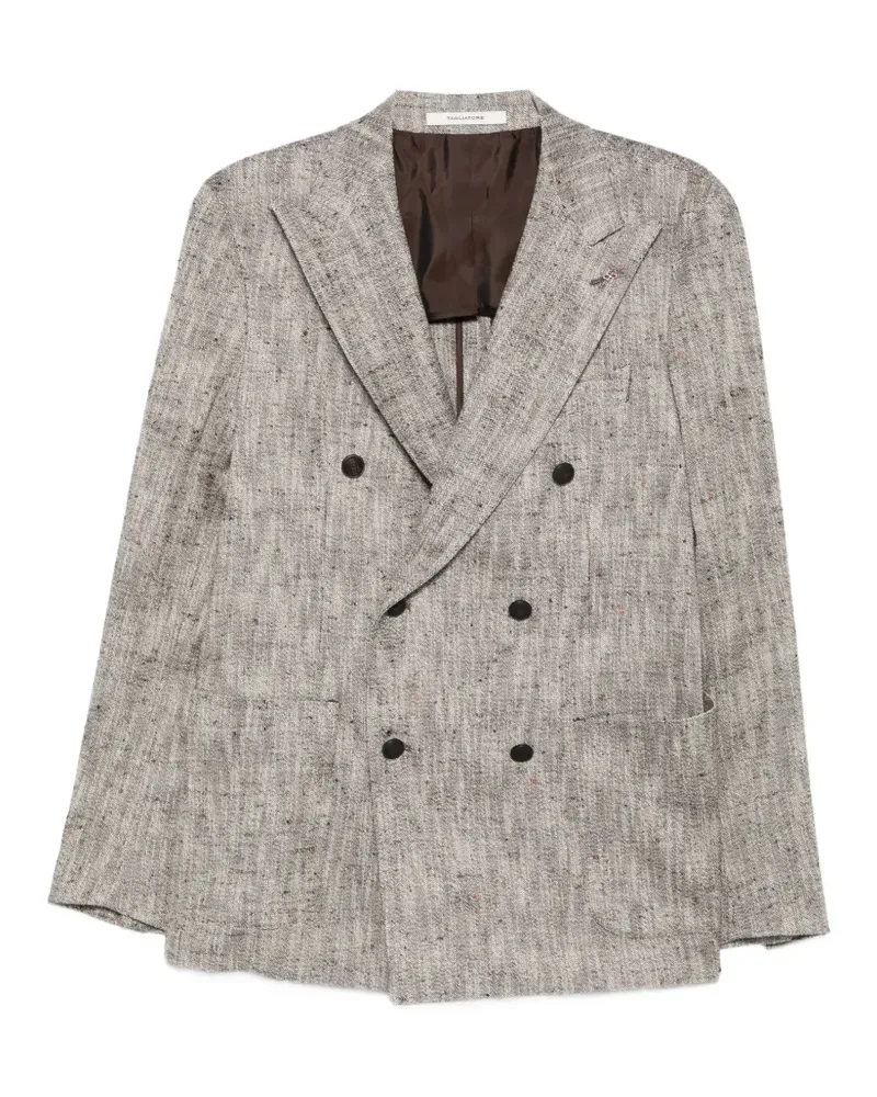 Tagliatore Vesuvio double-breasted blazer - Nude Nude