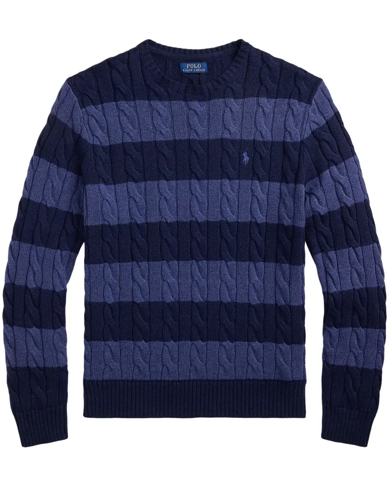 Ralph Lauren Pullover mit Polo Pony - Blau Blau