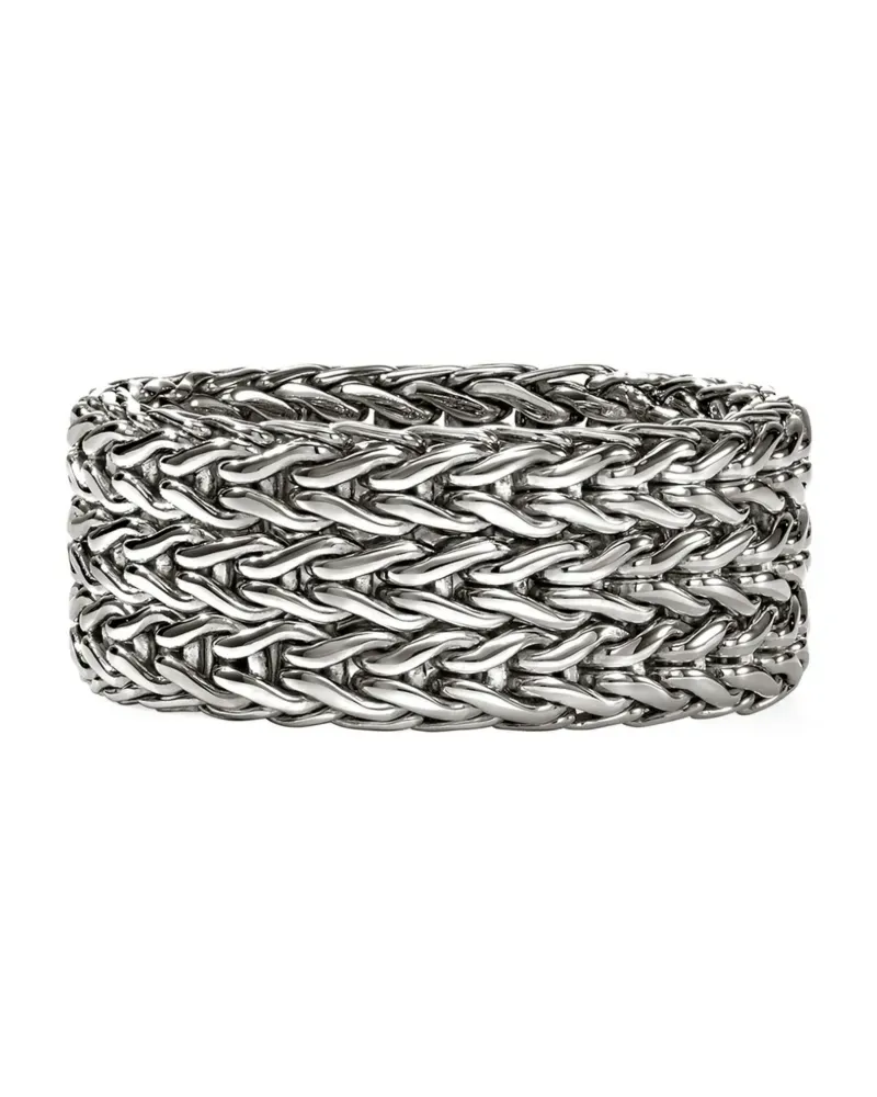 John Hardy sterling silver Icon Link ring - Silber Silber