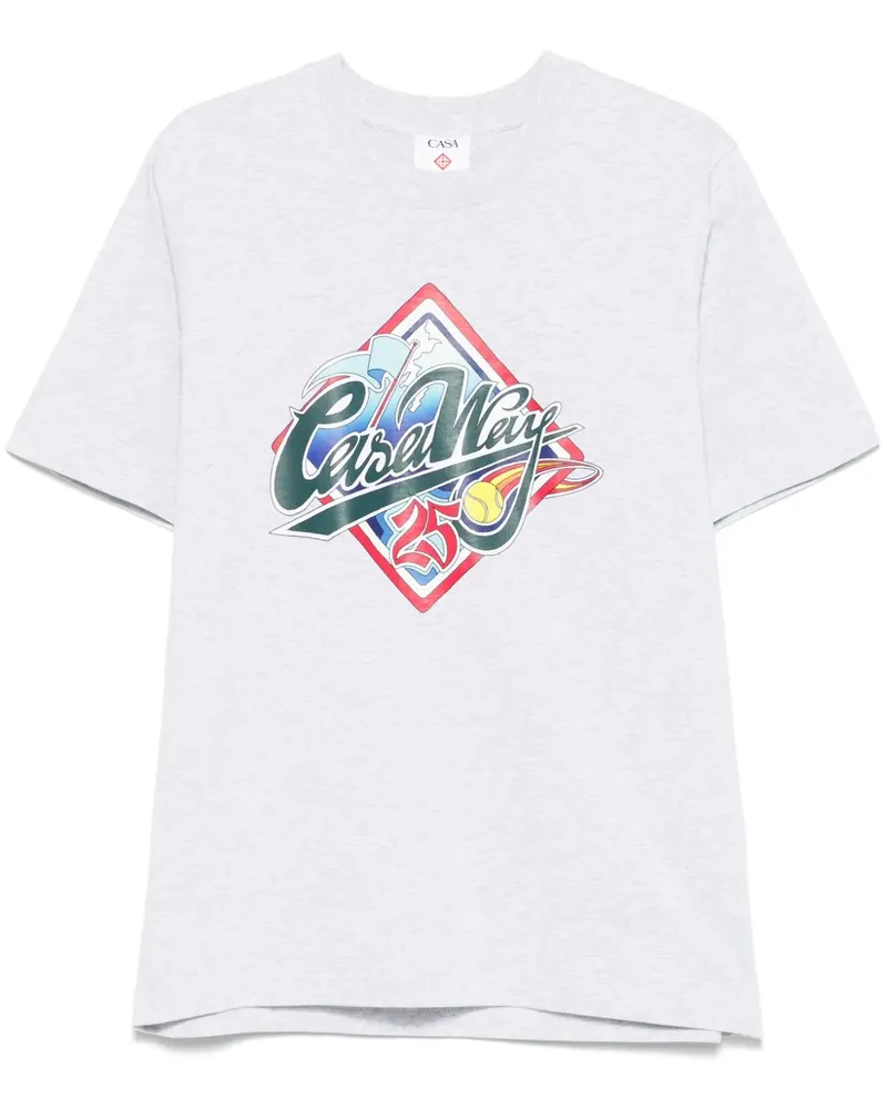Casablanca Paris Casa Way World Series T-Shirt - Grau Grau