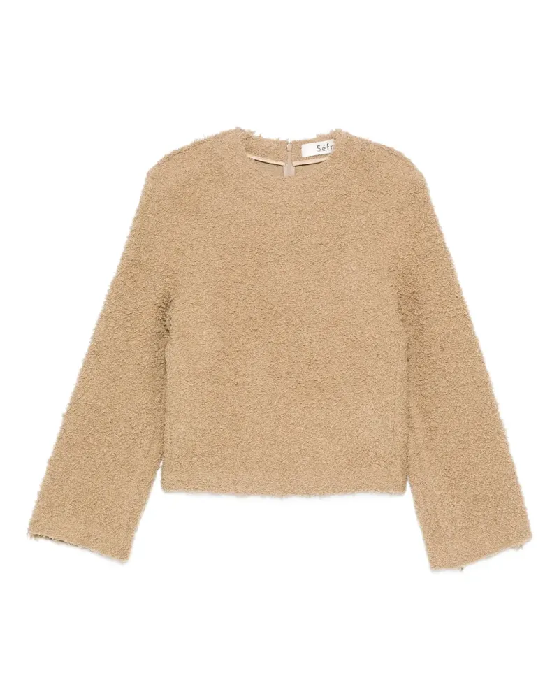 Séfr Klassischer Pullover - Nude Nude