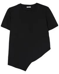 Patrizia Pepe Asymmetrisches T-Shirt Schwarz