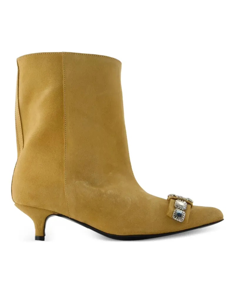 Toga Spitze Stiefel mit Verzierung - Nude Nude