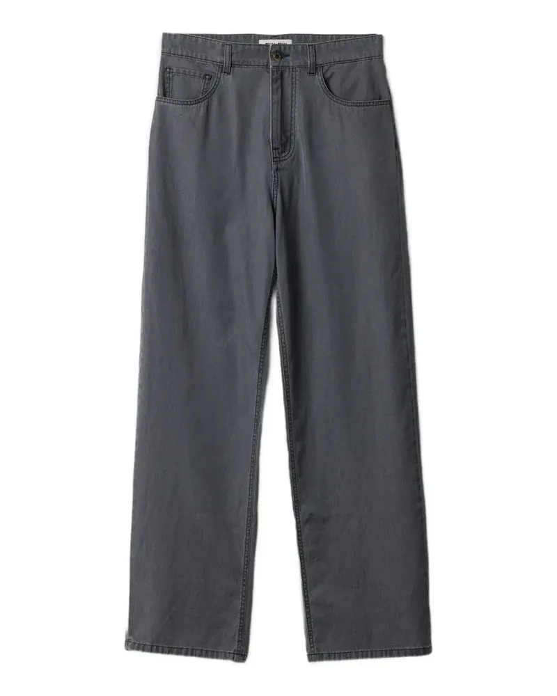 Miu Miu Five-pocket chambray jeans - Grau Grau