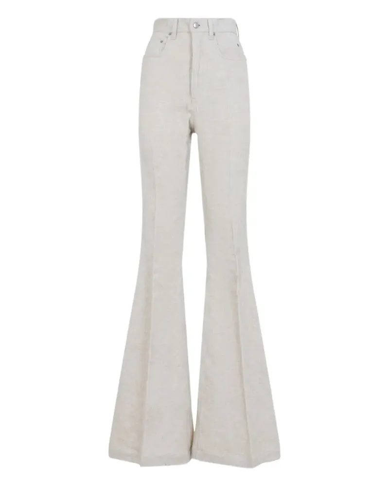 Rick Owens Klassische Cordhose - Weiß Weiß