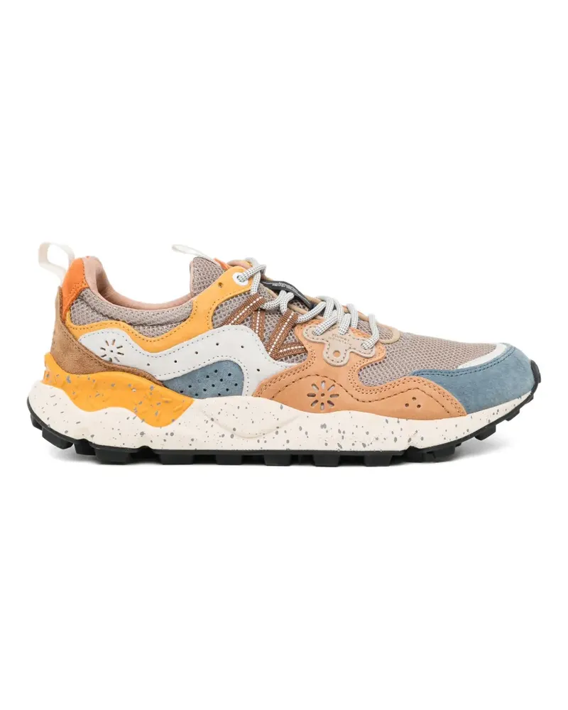 Flower MOUNTAIN panelled mesh sneakers - Gelb Gelb