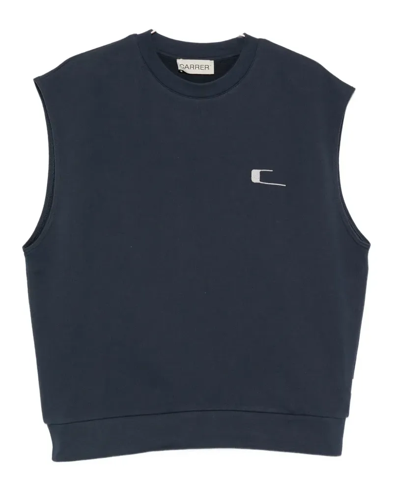 Carrera logo-print crew-neck vest - Blau Blau