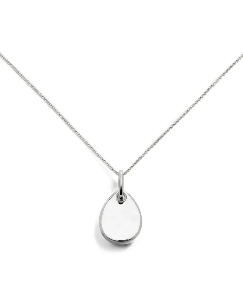Monica Vinader Ziggy petal necklace - Silber Silber