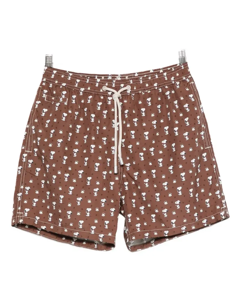 MC2 Saint Barth snoopy-print drawstring swim shorts - Braun Braun