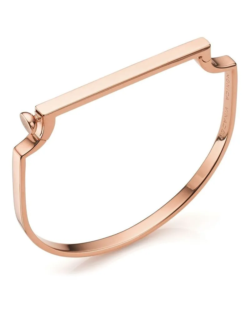 Monica Vinader Schmaler Signature Armreif - Rosa Rosa