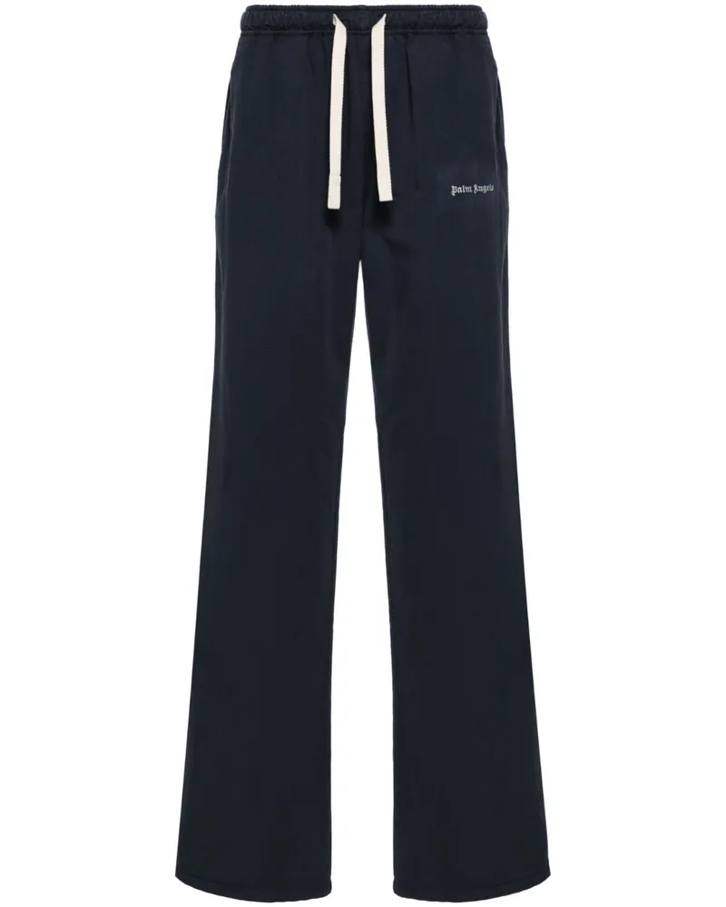 Palm Angels Halbhohe Straight-Leg-Hose - Blau Blau