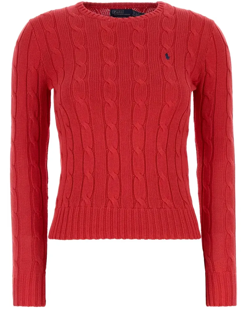 Ralph Lauren Pullover mit Zopfmuster - Rot Rot