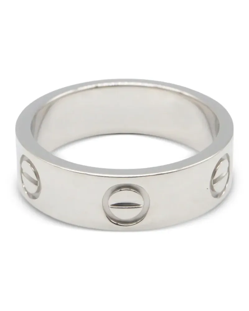 Cartier 2010S Love screw-detail ring - Silber Silber