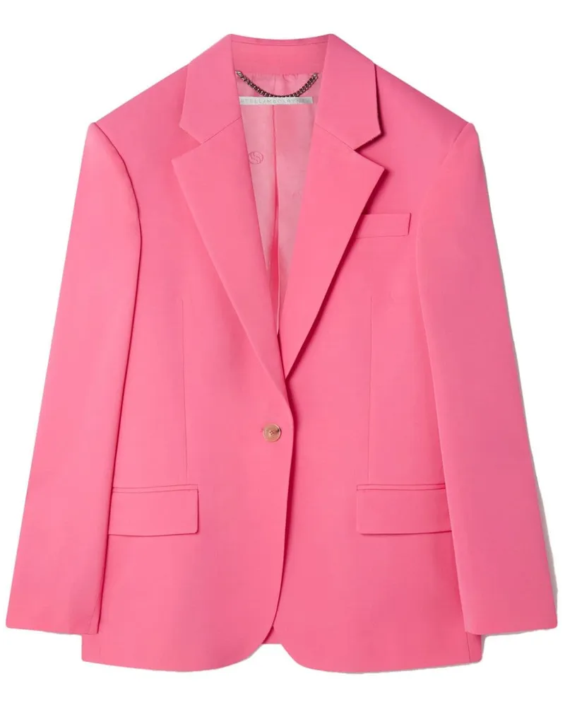 Stella McCartney Einreihiger Blazer - Rosa Rosa