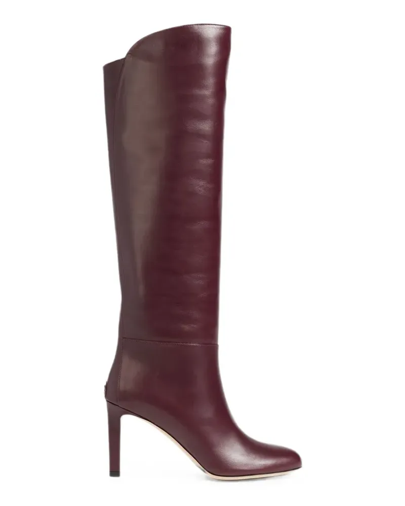 Jimmy Choo Kniehohe Karter Stiefel - Rot Rot