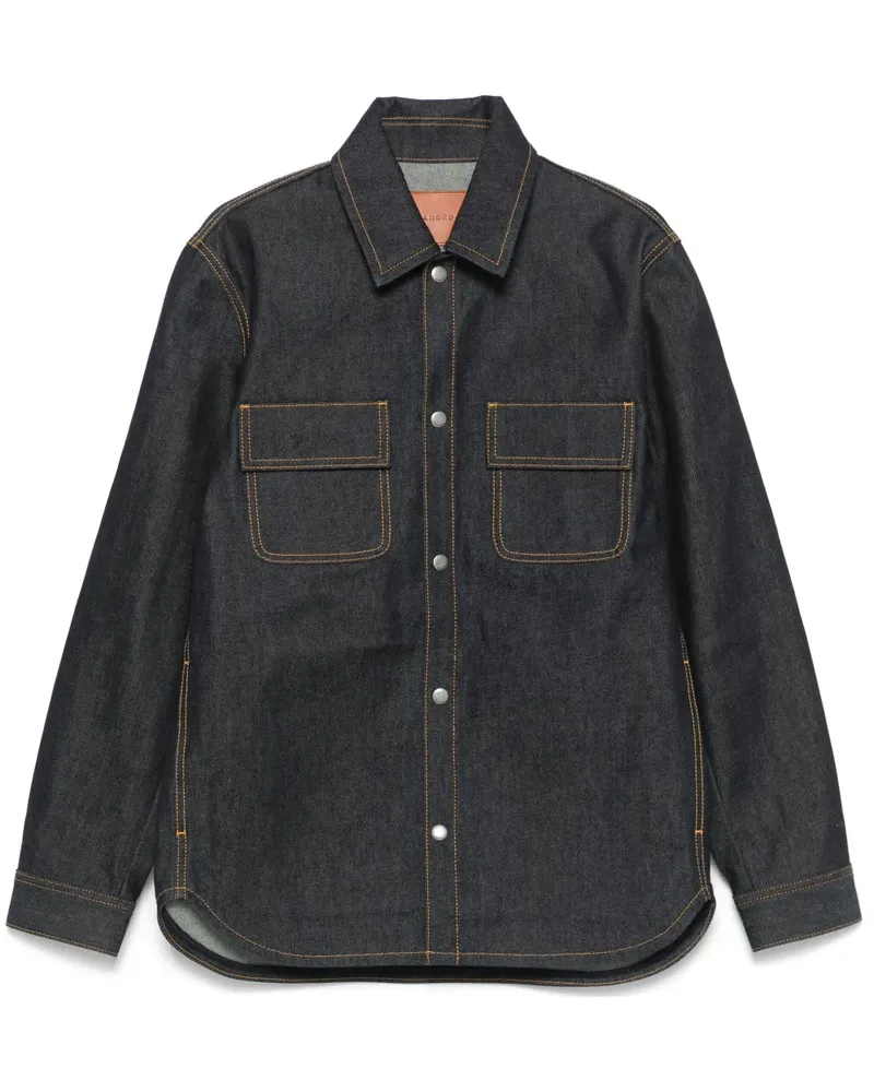 Sandro Klassische Jeansjacke - Blau Blau