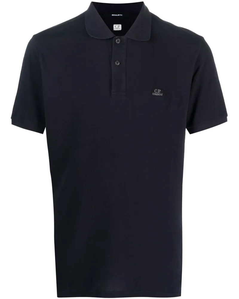 C.P. Company Klassisches Poloshirt - Blau Blau