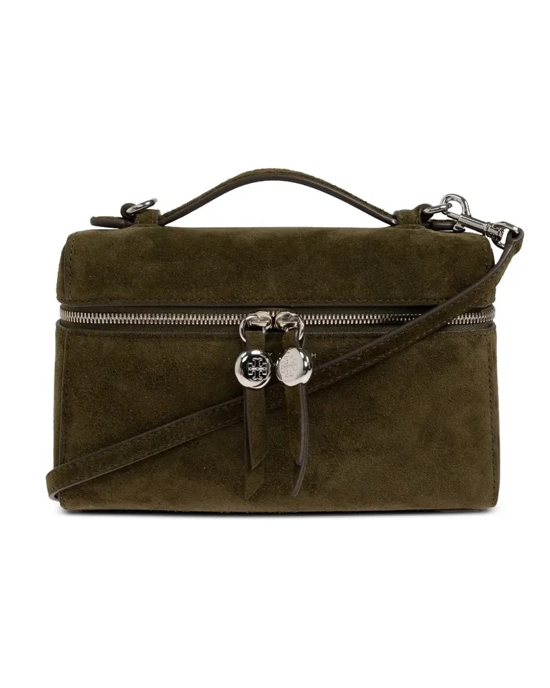 Tory Burch Romy suede slim top handle bag - Grün Grün