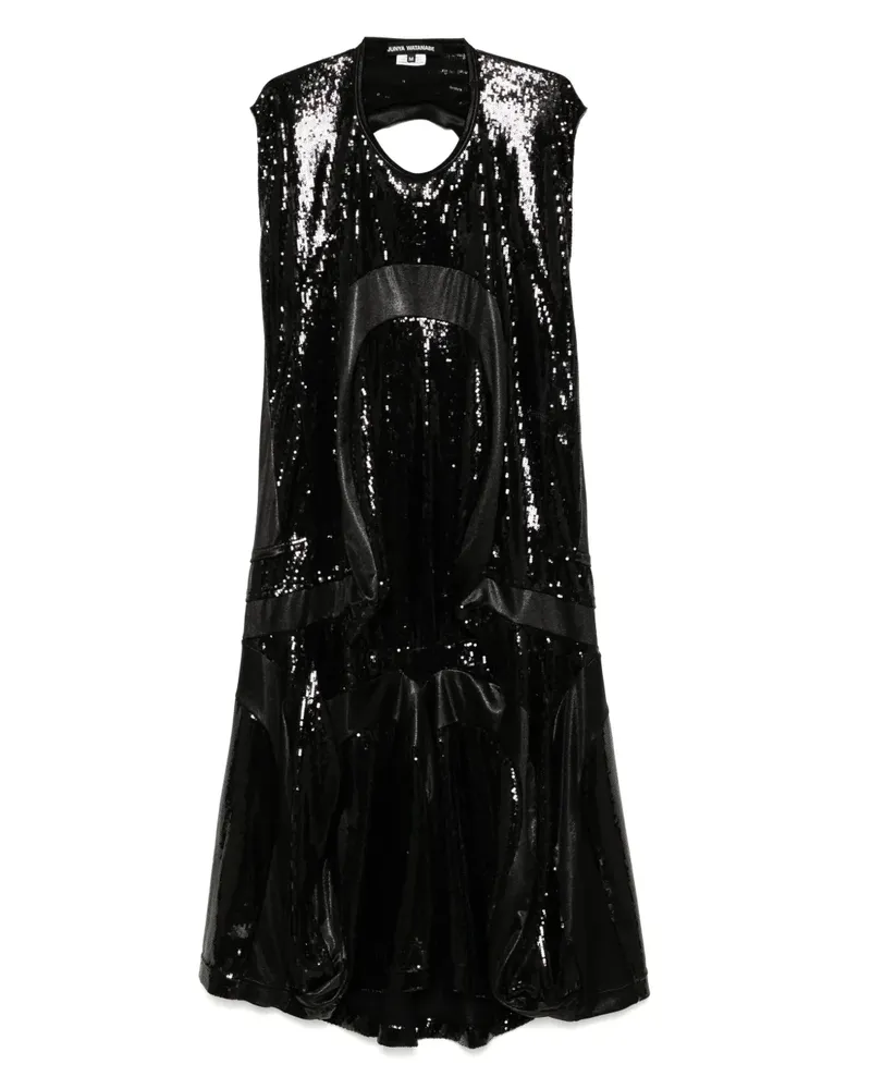 Junya Watanabe Kleid mit Einsätzen - Schwarz Schwarz