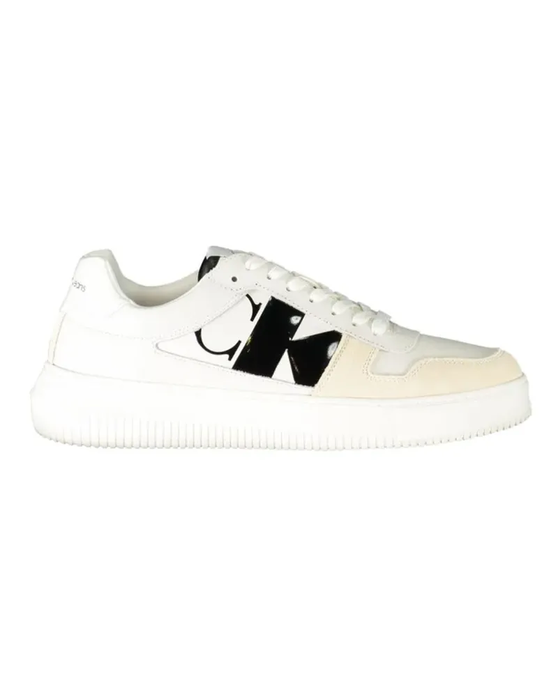 Calvin Klein Chunky Cupsole logo-appliqué sneakers - Weiß Weiß