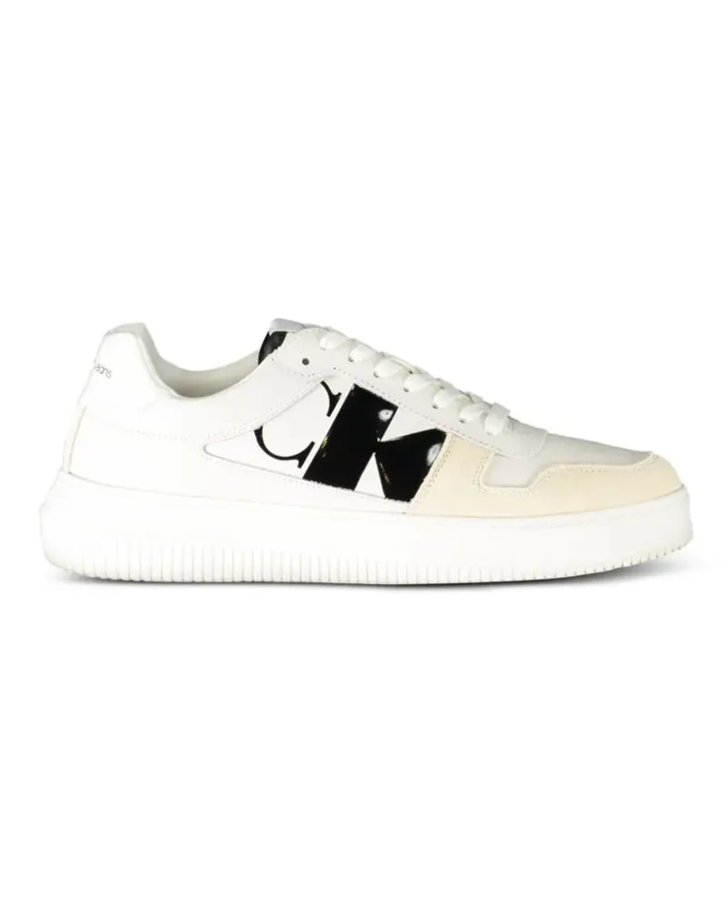 Calvin Klein Chunky Cupsole logo-appliqué sneakers - Weiß Weiß