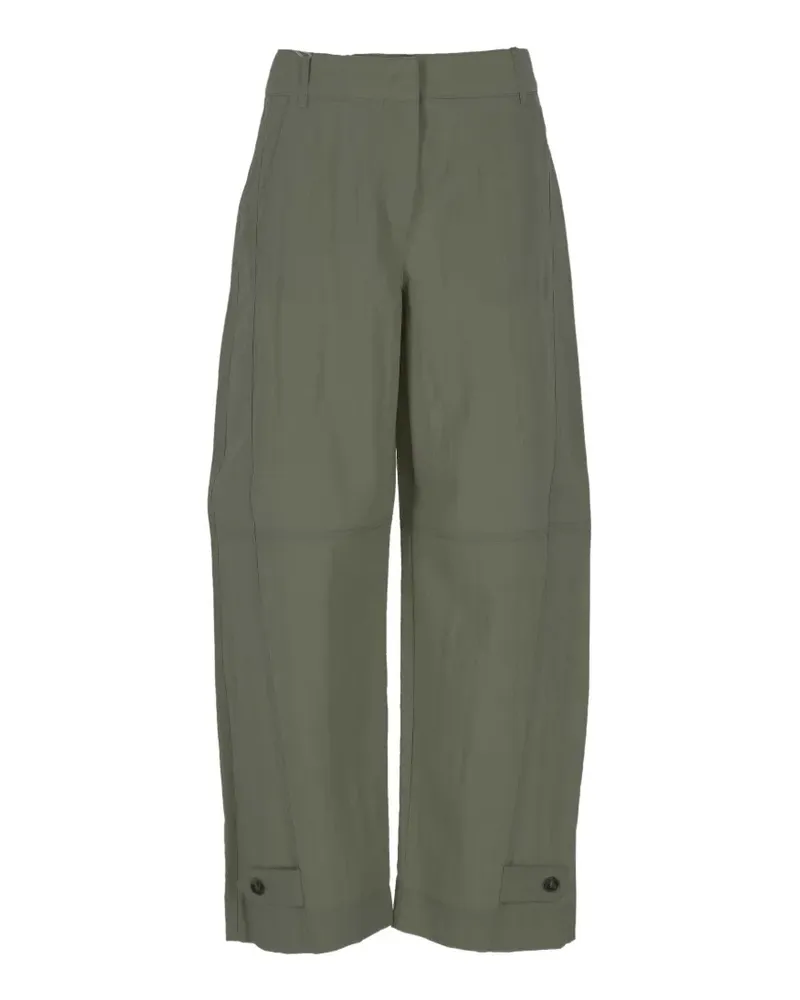 MARELLA button-cuff wide-leg trousers - Grün Grün