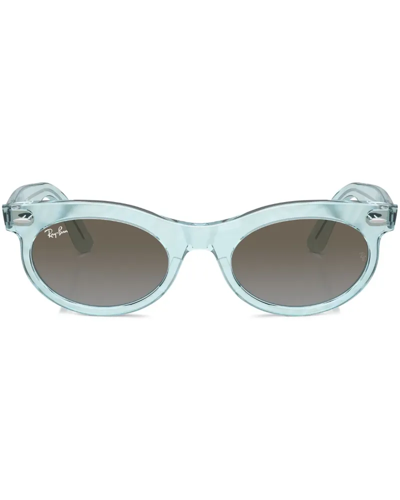 Ray Ban Wayfarer Oval Change Sonnenbrille - Blau Blau