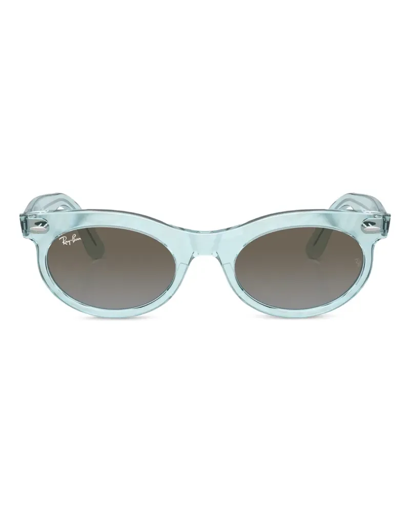 Ray Ban Wayfarer Oval Change Sonnenbrille - Blau Blau
