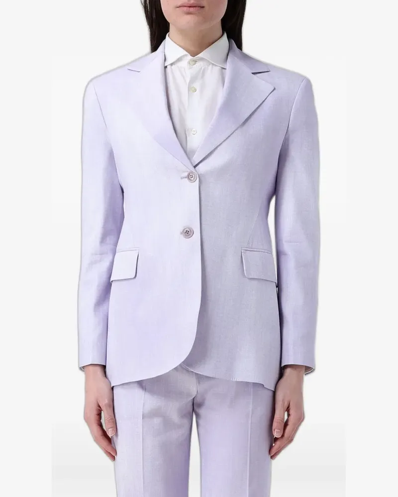 Ermanno Scervino single-breasted blazer - Violett Violett