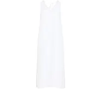 Midikleid aus Leinen - Weiß