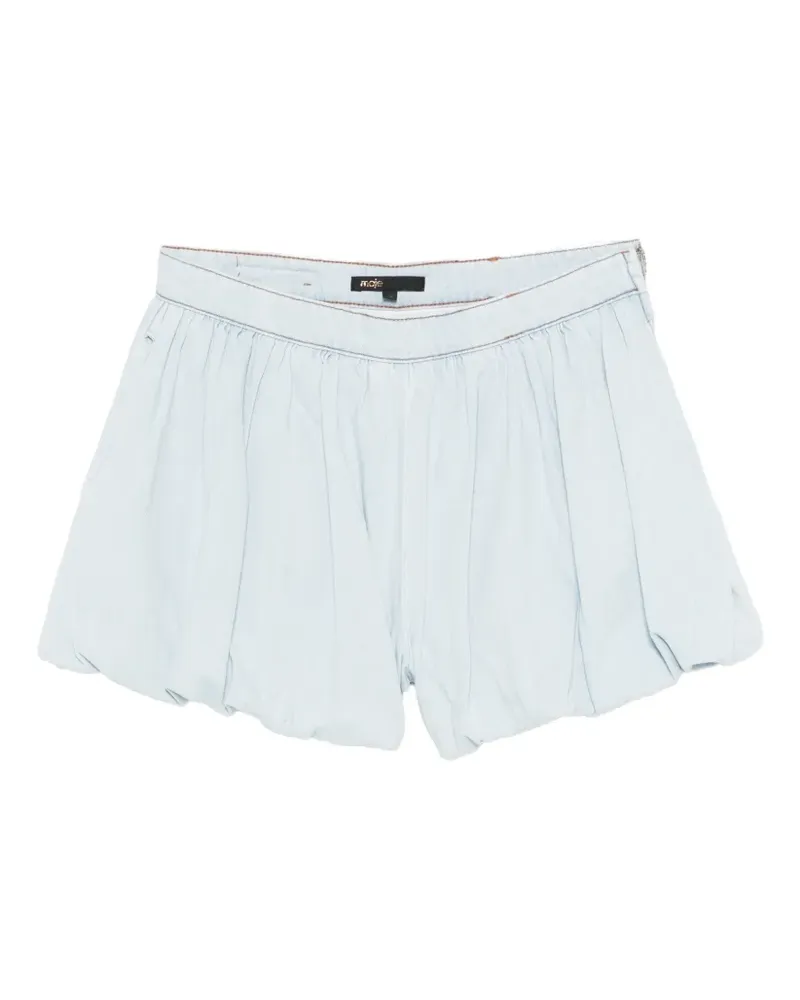 Maje Shorts mit Bundfalten - Blau Blau