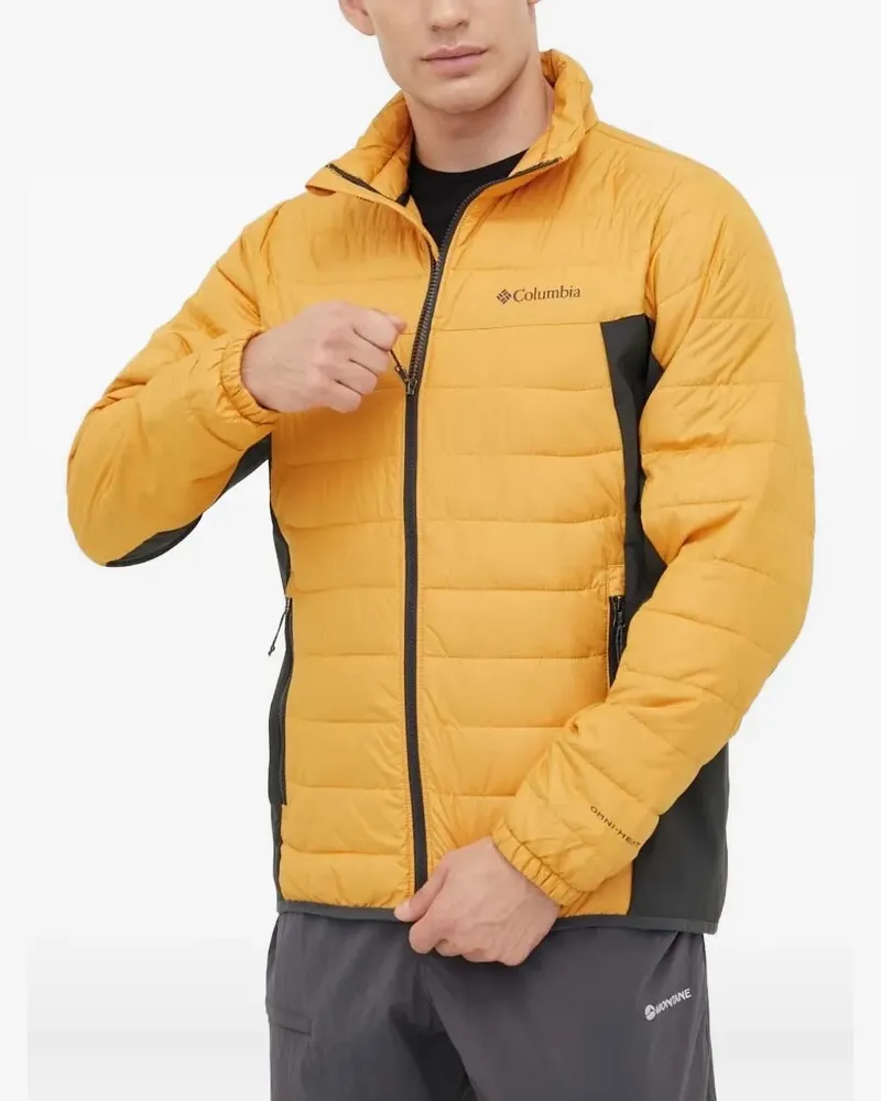 Columbia Sportswear Company Gefütterte Jacke mit Logo-Print - Gelb Gelb
