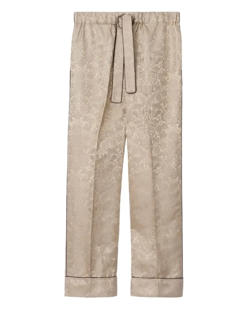 Burberry Hose mit Jacquardmuster - Nude Nude