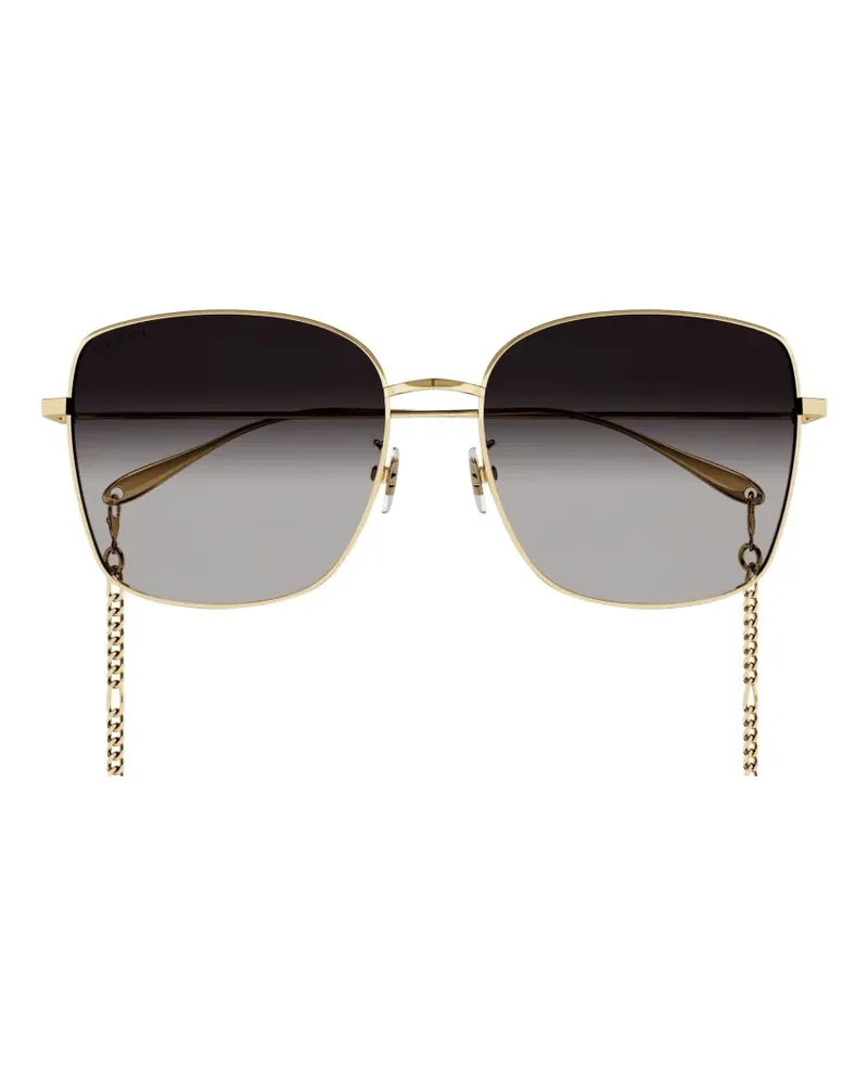 Gucci Oversized-Sonnenbrille mit Farbverlauf - Gold Gold