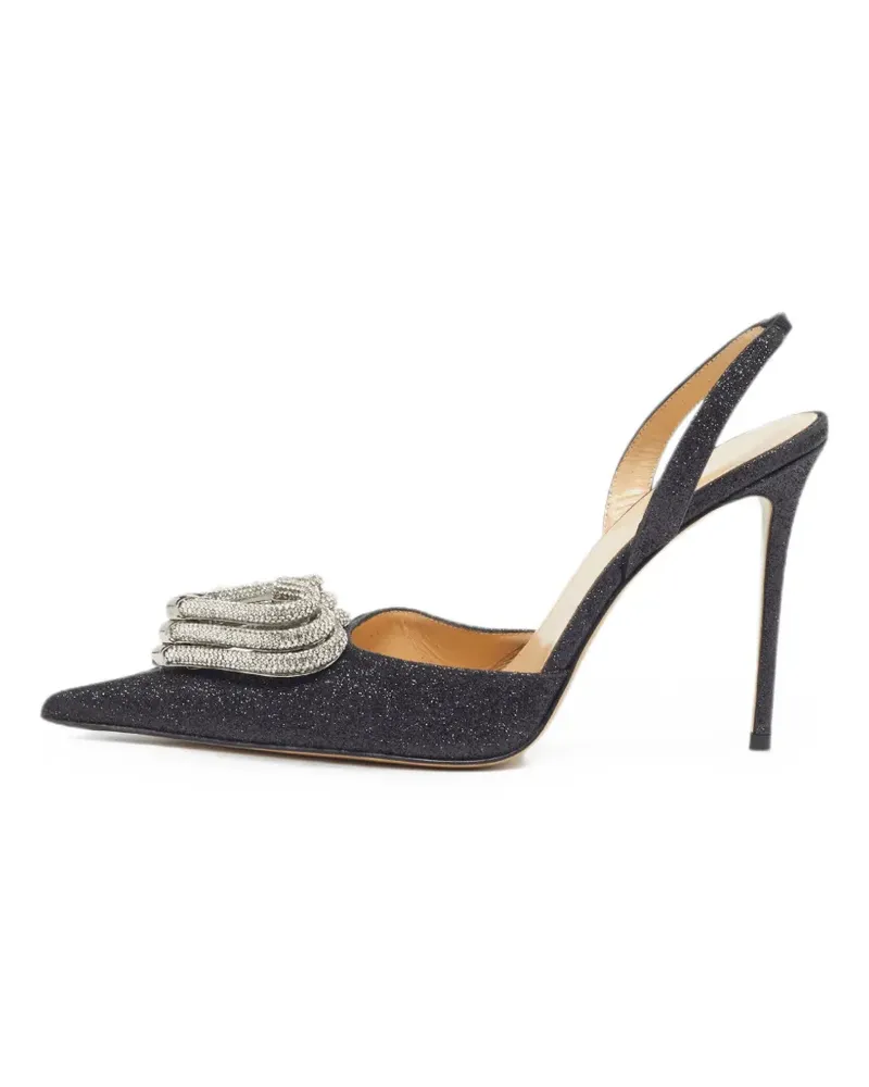 Mach & Mach crystal-embellished pumps - Schwarz Schwarz