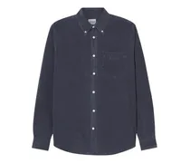 Klassisches Button-down-Hemd - Blau