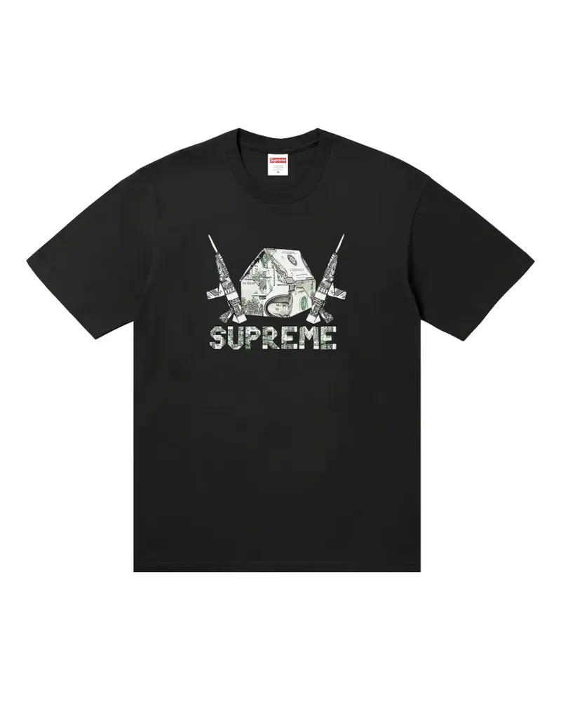 Supreme Being Origami T-Shirt - Schwarz Schwarz