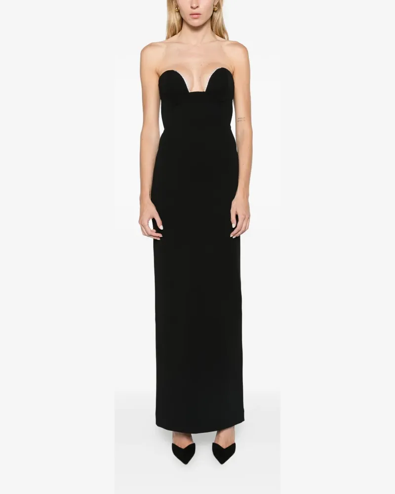 Solace London The Sommer maxi dress in black - Schwarz Schwarz