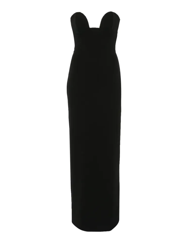Solace London The Sommer maxi dress in black - Schwarz Schwarz