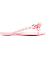 Valentino Garavani Rockstud Flip-Flops mit Schleifendetail Rosa