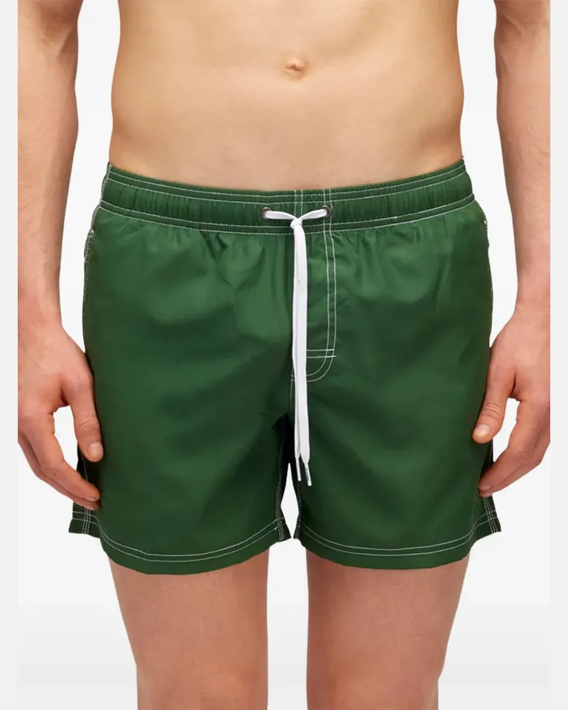 Sundek triple-stripe swim shorts - Grün Grün