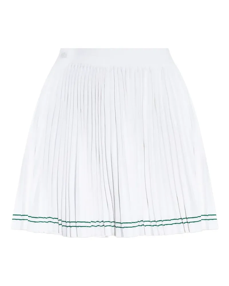 Lacoste plissierter Rock - Weiß Weiß