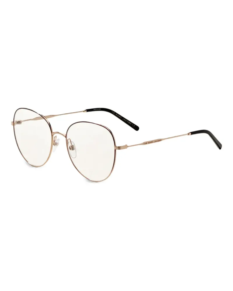 Marc Jacobs Brille mit geometrischem Gestell - Gold Gold