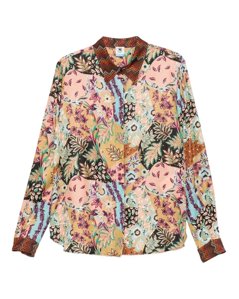 Missoni baroque floral-print shirt - Nude Nude